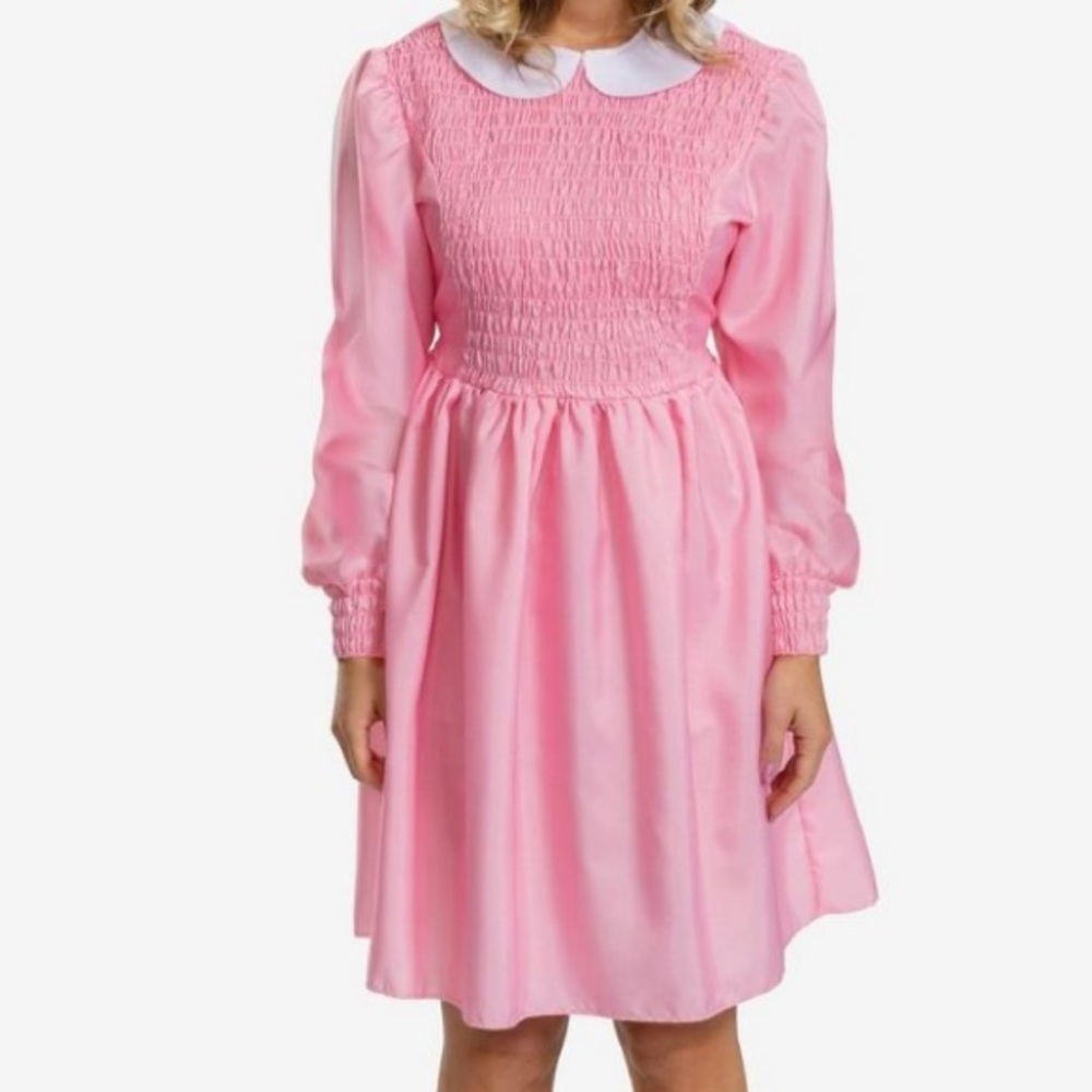Stranger Things Eleven Dress Costume Hot Topic Halloween Cosplay‎